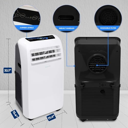 SereneLife Portable AC with Dehumidifier 10000 BTU