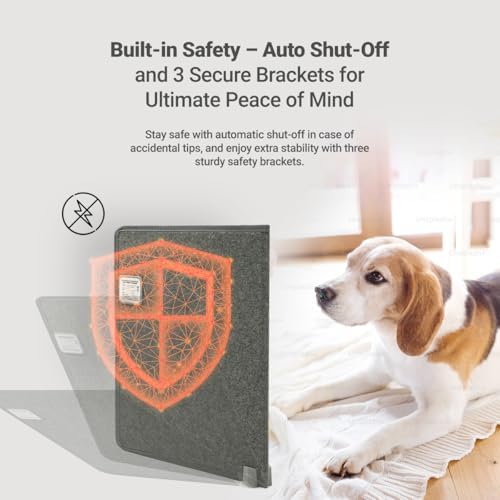 WHISPERHEAT 2 Pack Under Desk Heater - Quiet and Energy Efficient