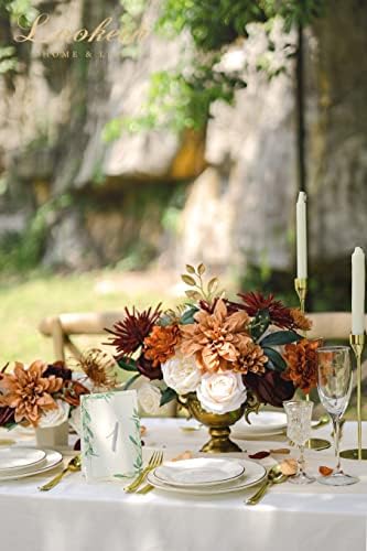Lookein Artificial Flowers for Wedding DIY Decorations
