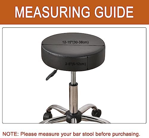 HAOYONG Round Bar Stool Covers Set of 4