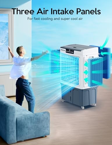 VAGKRI 3000CFM Evaporative Cooler with Remote Control