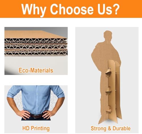 Custom Life-Size Cardboard Cutout for Events