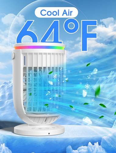 JYew Portable AC Unit with 4 in 1 Cooling and Humidifier