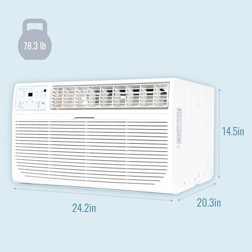 Keystone 14000 BTU Wall AC with Heat and Dehumidifier 1
