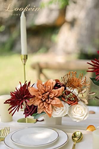 Lookein Artificial Flowers for Wedding DIY Decorations