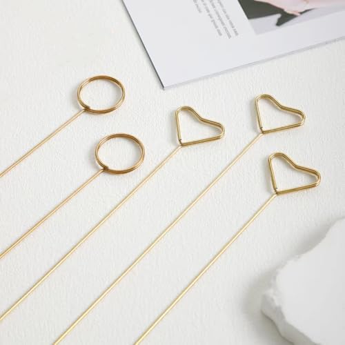 40Pcs Metal Floral Card Holder Picks for Centerpieces 1