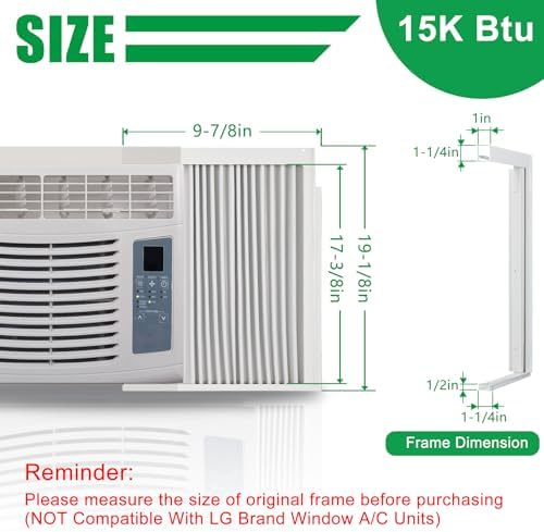 Forestchill Window AC Side Panel with Frame Kit 1