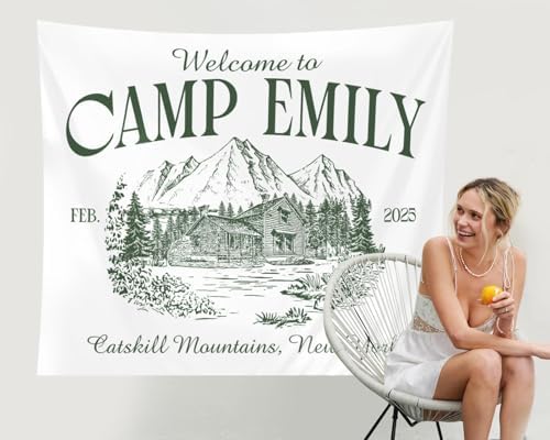 Bachelorette Party Tapestry Decor Wall Banner Wedding Shower Sign
