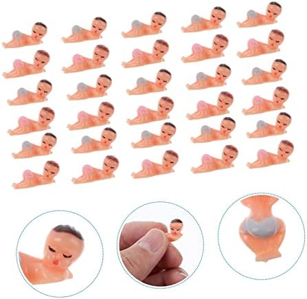 50Pcs Mini Plastic Dolls for Shower Decorations 1