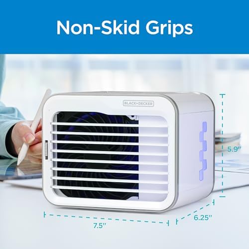 BLACKDECKER Desktop Air Cooler with 3 Speeds and USB Power 1