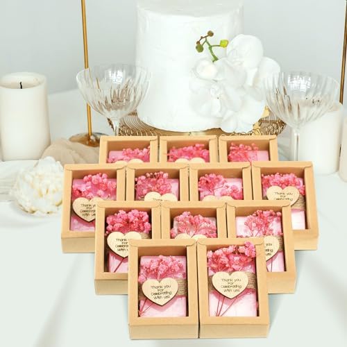 Demissle 30 Pcs Handmade Scented Soap Wedding Favors