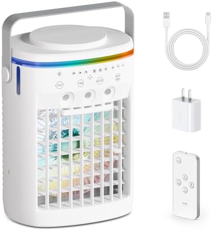Portable Air Conditioner with 4 in 1 Functionality and Remote Control