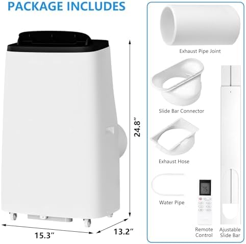 14000 BTU Portable Air Conditioner for Large Room
