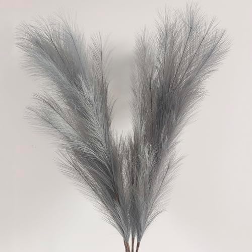 43 Faux Pampas Grass Art for Boho Decor