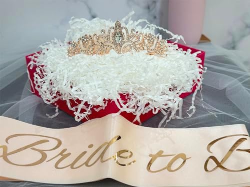 JETKONG 3 Pcs Rose Gold Bachelorette Party Decorations