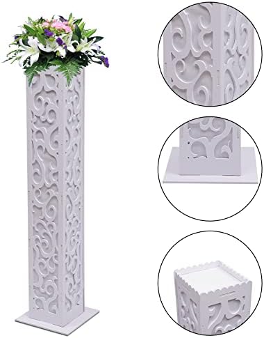 8PCS Wedding Flower Columns with LED Lights Decorations