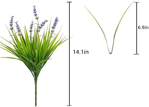 Alyptus Artificial Flowers 24 Bundle Purple Outdoor Decor 1