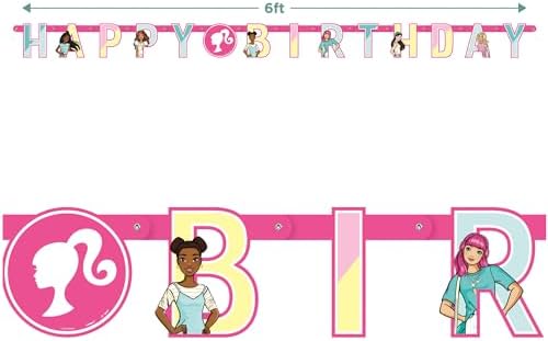 Barbie and Friends Pink Birthday Party Set 1
