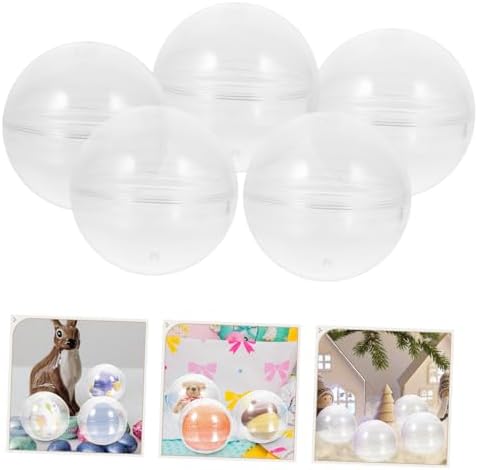 VICASKY 30pcs Fillable Transparent Round Vending Machine
