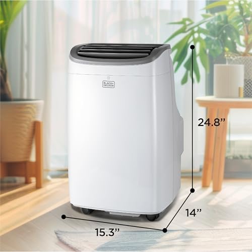 BLACKDECKER 9000 BTU Portable Air Conditioner with Remote and Window Kit