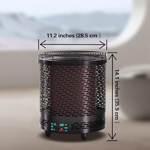 VPU 360 Degree Electric Space Heater with Voice Control