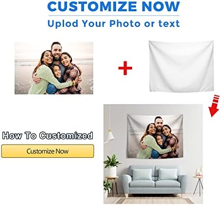 Custom Tapestry with Image Upload for Personalized Decor