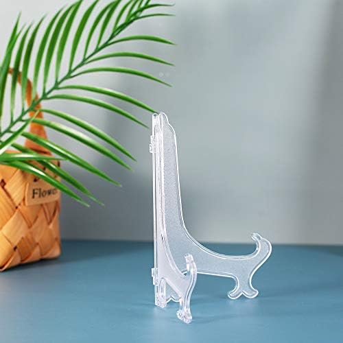 Artliving 7 Inch Clear Plastic Easels 24 Pack