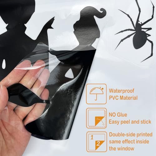 Hocus Pocus Halloween Window Stickers 91 Pcs Value Pack