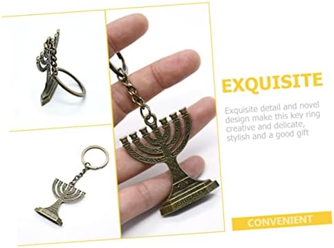 20 Pcs Hanukkah Key Ring Tote Purse Gift Ornaments Backpack Keychain