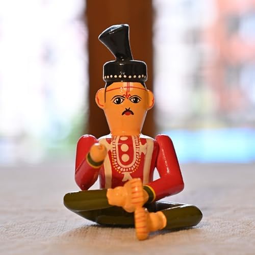 LOVENSPIRE Kondapalli Groom Wooden Decor Showpiece