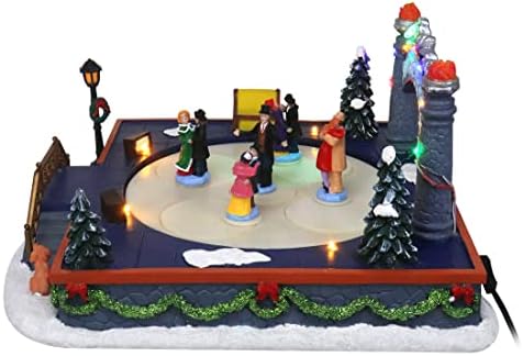 Animated Christmas Village Ballroom Dance Figure