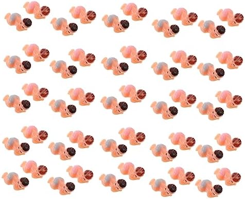50Pcs Mini Plastic Dolls for Shower Decorations 1