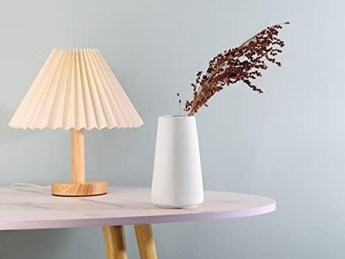Simple White Ceramic Vase for Home Decor and Flowers