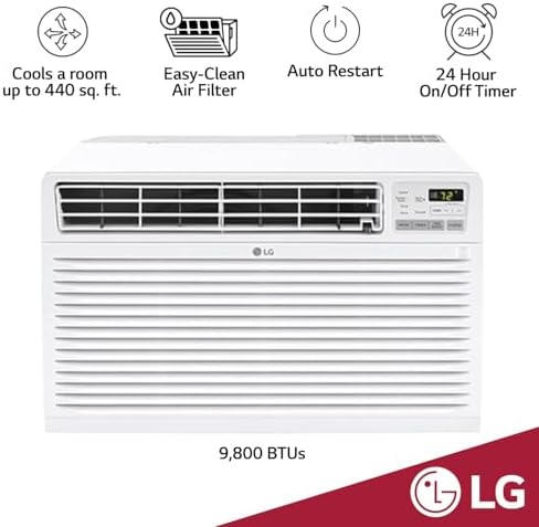 LG 10000 BTU Wall Air Conditioner with Remote Control