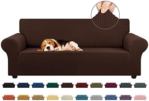 KEKUOU Stretch Sofa Cover Slipcover for 3 Cushion Sofa 1