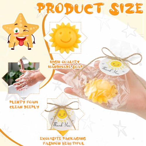 Demissle 20 Pcs Sun Soap Baby Shower Favors 1