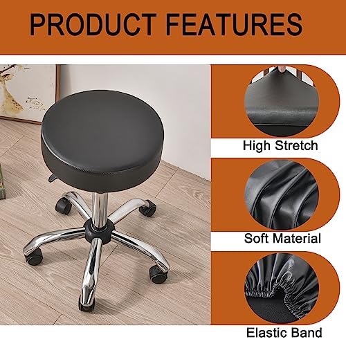 HAOYONG Round Bar Stool Covers Set of 4