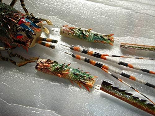 Super-Skin Handmade Bamboo Wall Sculpture Big Lobster 31 Inches
