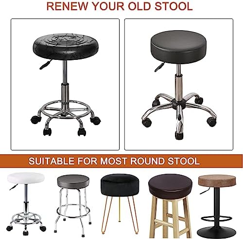 HAOYONG Round Bar Stool Covers Set of 4