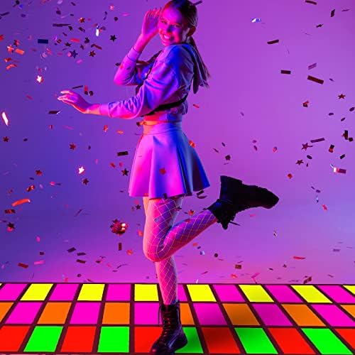 Mixweer Neon Dance Floor 118x39 Inch Party Decor