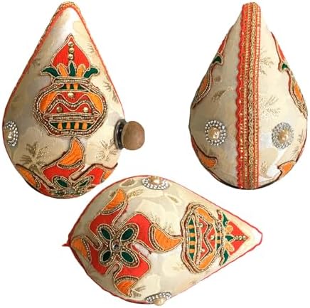 LOVENSPIRE Decorated Coconut Wedding Shagun Vase