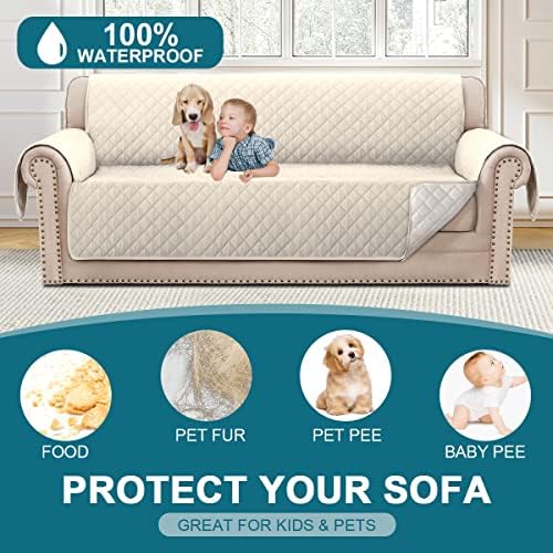 Turquoize 100 Waterproof Sofa Cover for Dogs and Kids