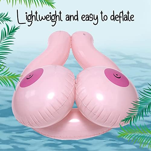 Tylers Tube Pink Boob Inflatable Float for Adults