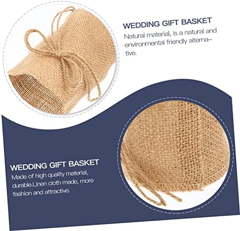 2Pcs Wedding Linen Storage Baskets for Party Photo Props 1