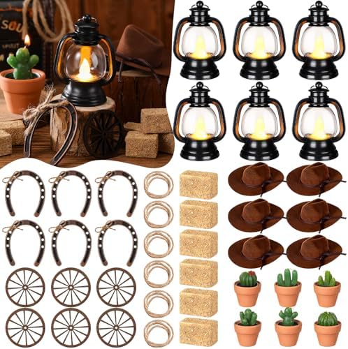 Ferraycle 48 Pcs Western Party Decor Set
