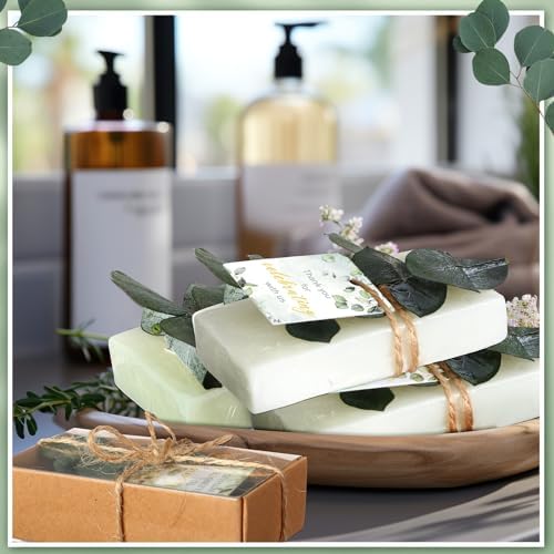 50 Piece Eucalyptus Scented Soap Wedding Favor Set 1