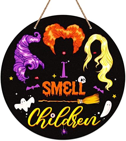 FaCraft Halloween Door Sign - I Smell Children Decor