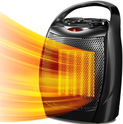 Electactic Compact Space Heater 1500W Portable with Adjustable Thermostat