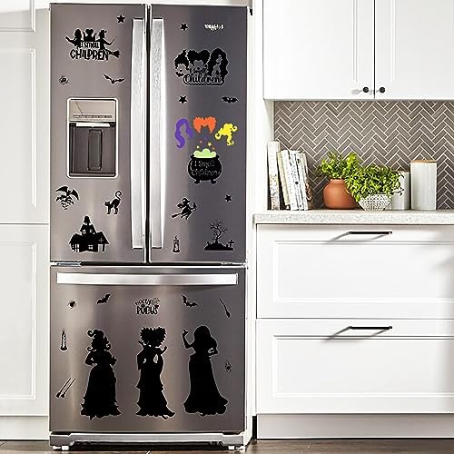 Hocus Pocus Halloween Window Clings Set 91pcs