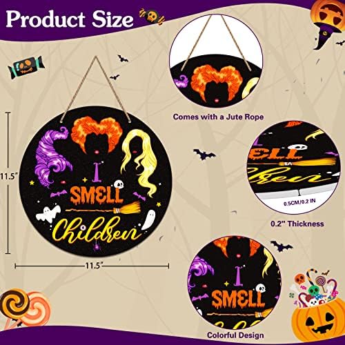 FaCraft Halloween Door Sign - I Smell Children Decor
